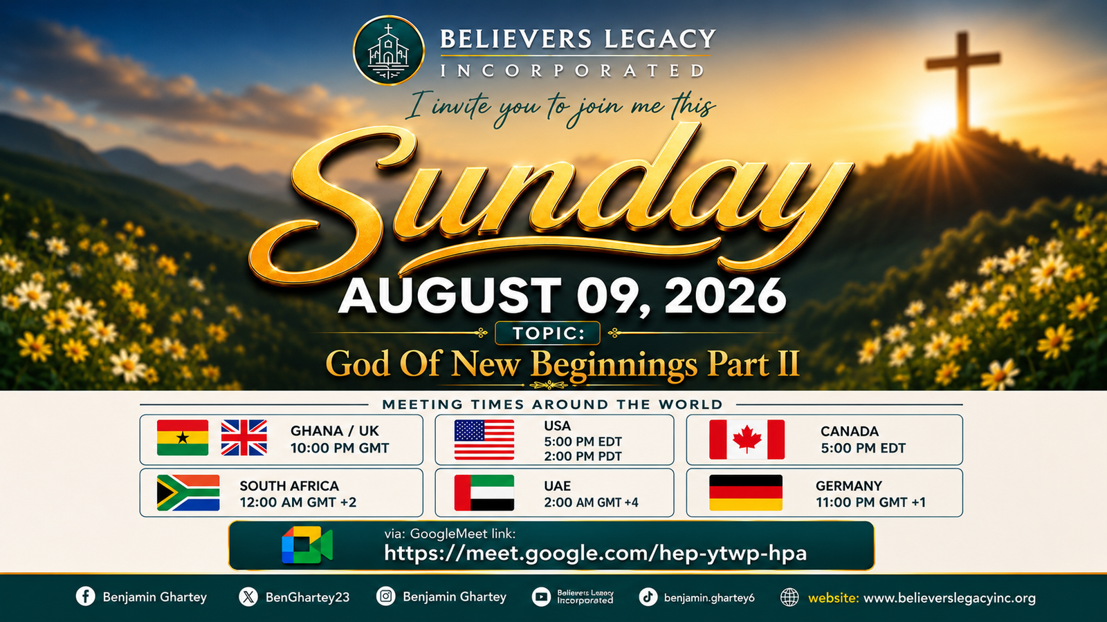Sermon thumbnail: God of New Beginnings Pt. 2