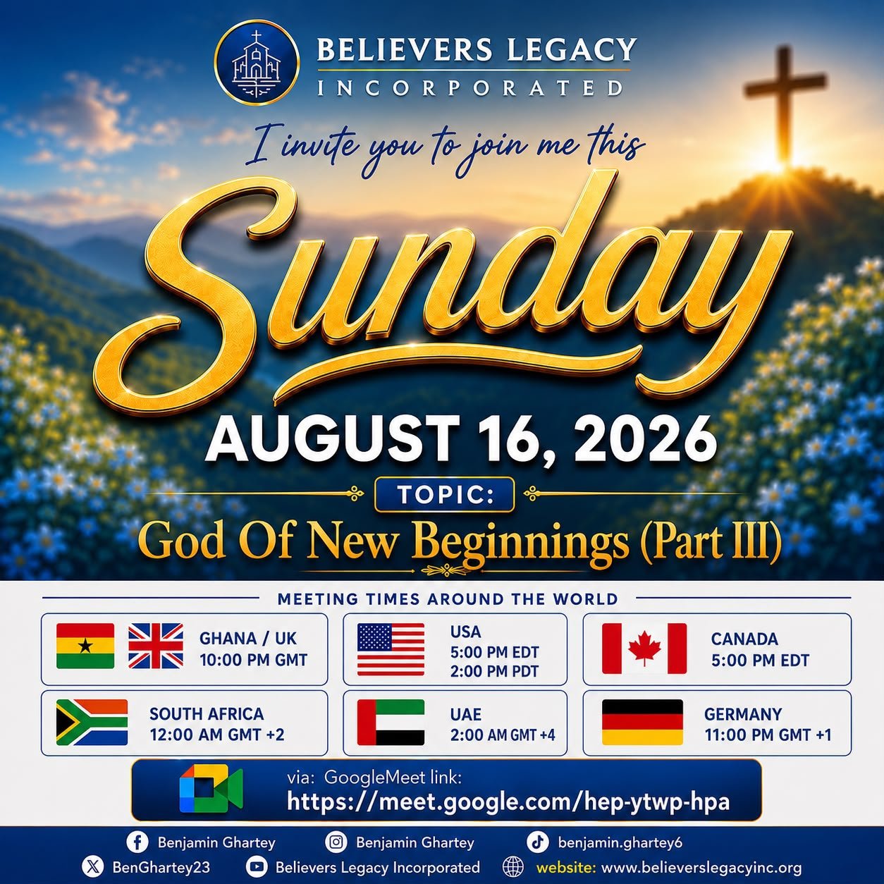 Sermon thumbnail: God of New Beginnings Pt. 3