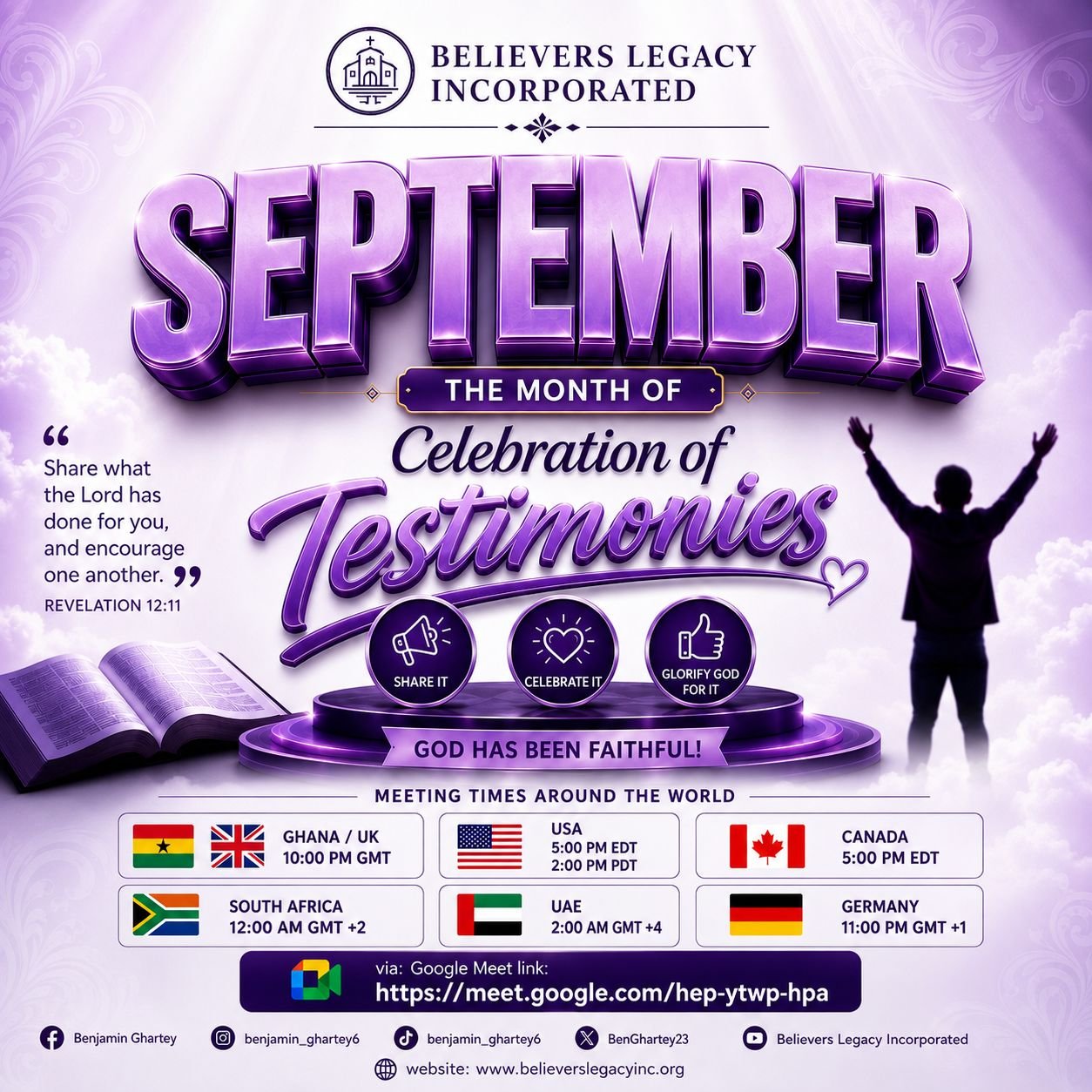 Sermon thumbnail: Celebration of Testimonies Pt. 1