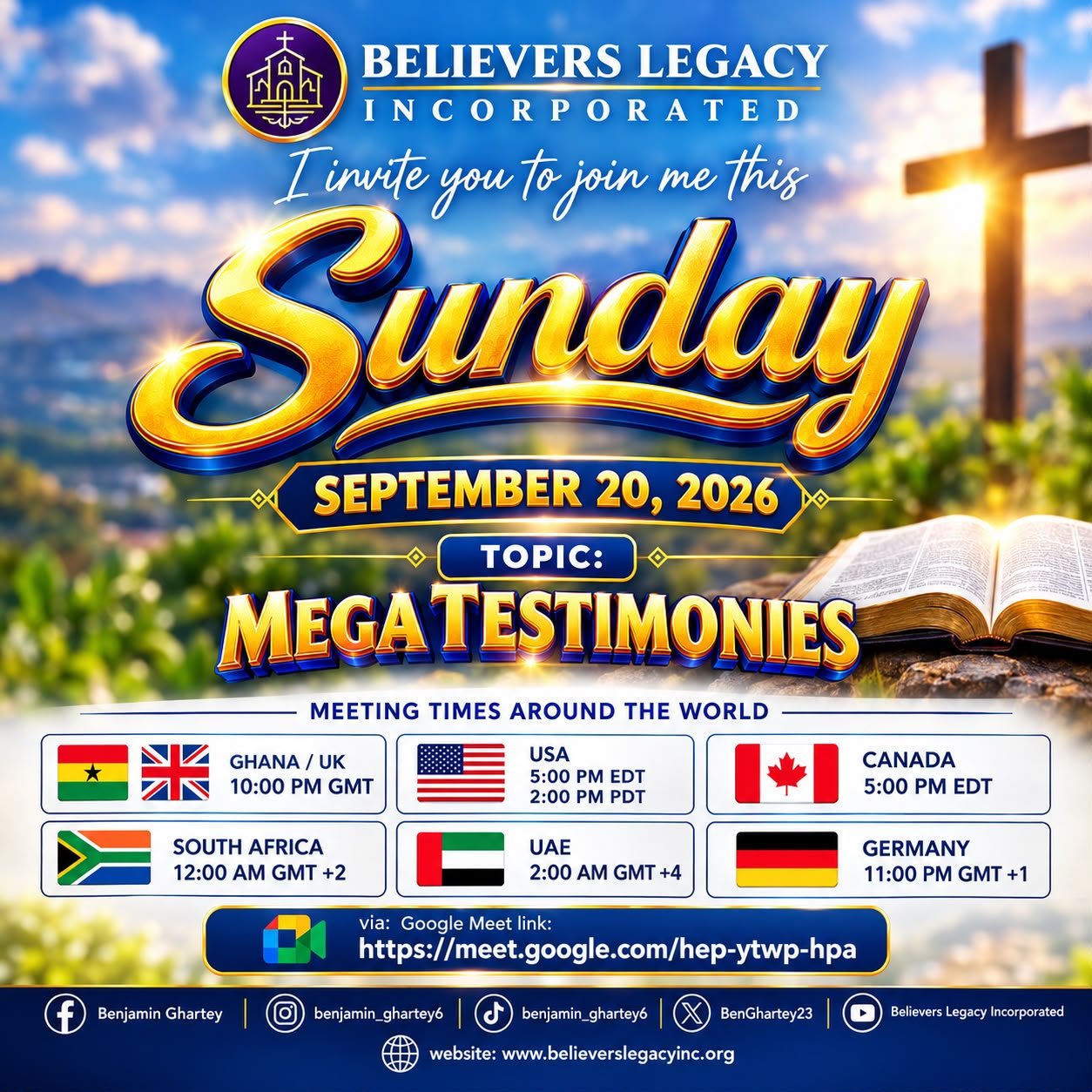 Sermon thumbnail: Mega Testimonies